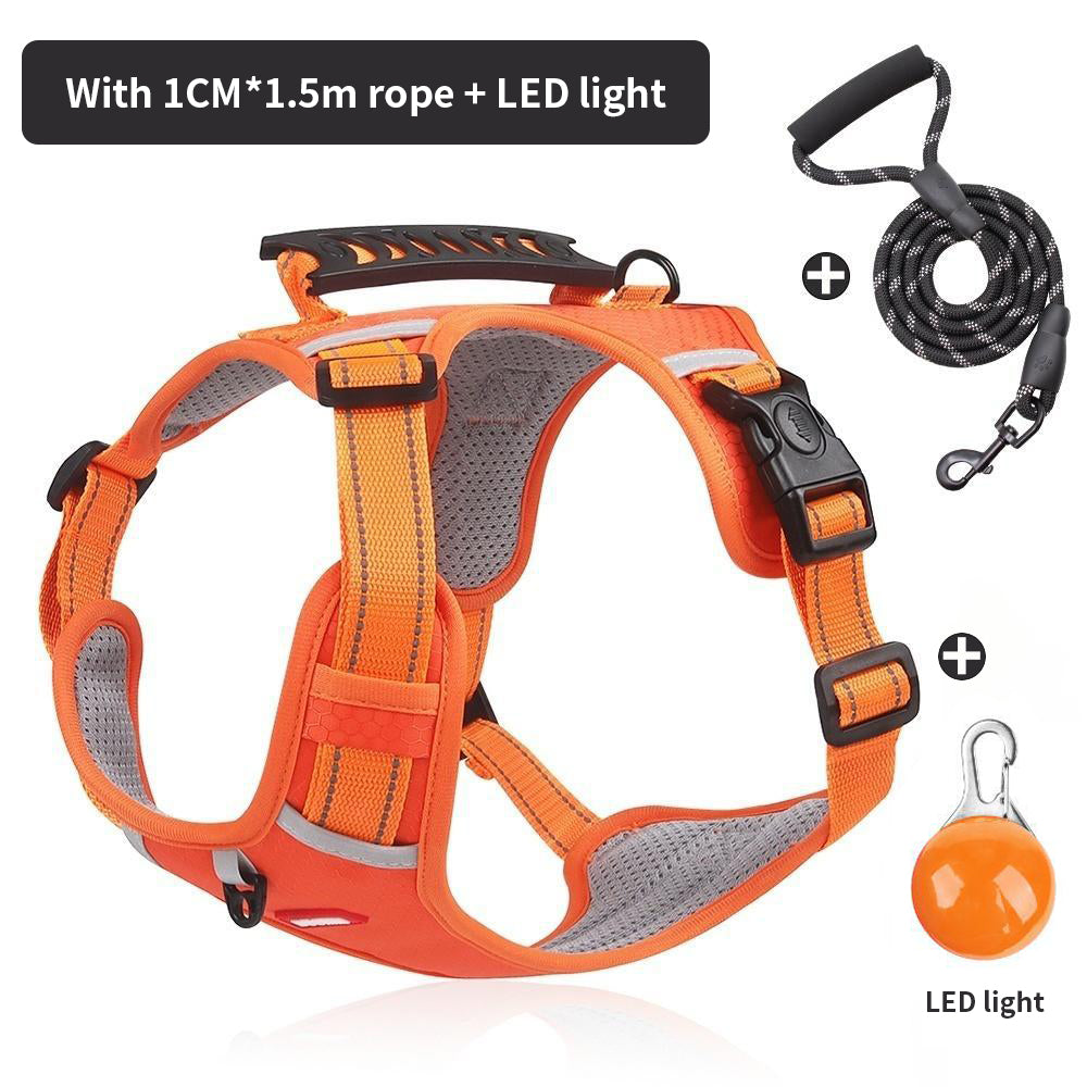 Dog Harness Reflective Adjustable Breathable