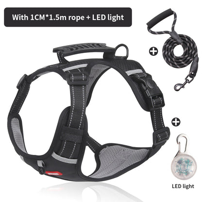 Dog Harness Reflective Adjustable Breathable
