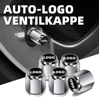 Valve caps made of aluminum alloy with car brand logo 