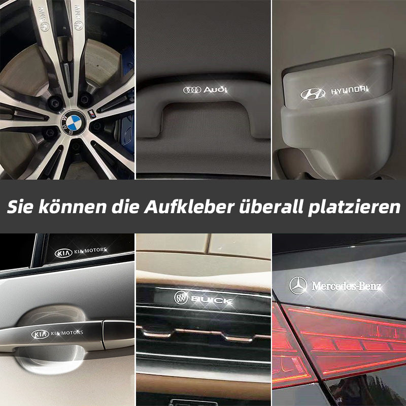 Premium car logo sticker made of metal - individual upgrade for your vehicle 