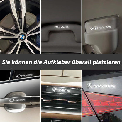 Premium car logo sticker made of metal - individual upgrade for your vehicle 
