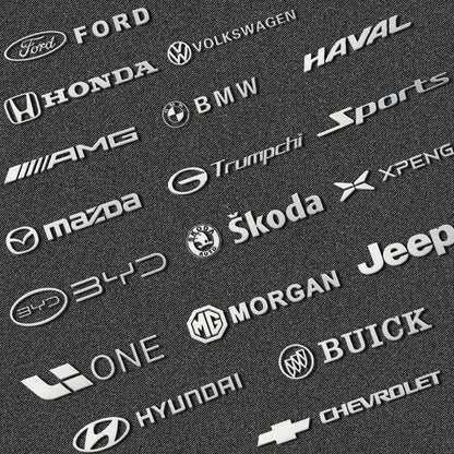 Premium car logo sticker made of metal - individual upgrade for your vehicle 
