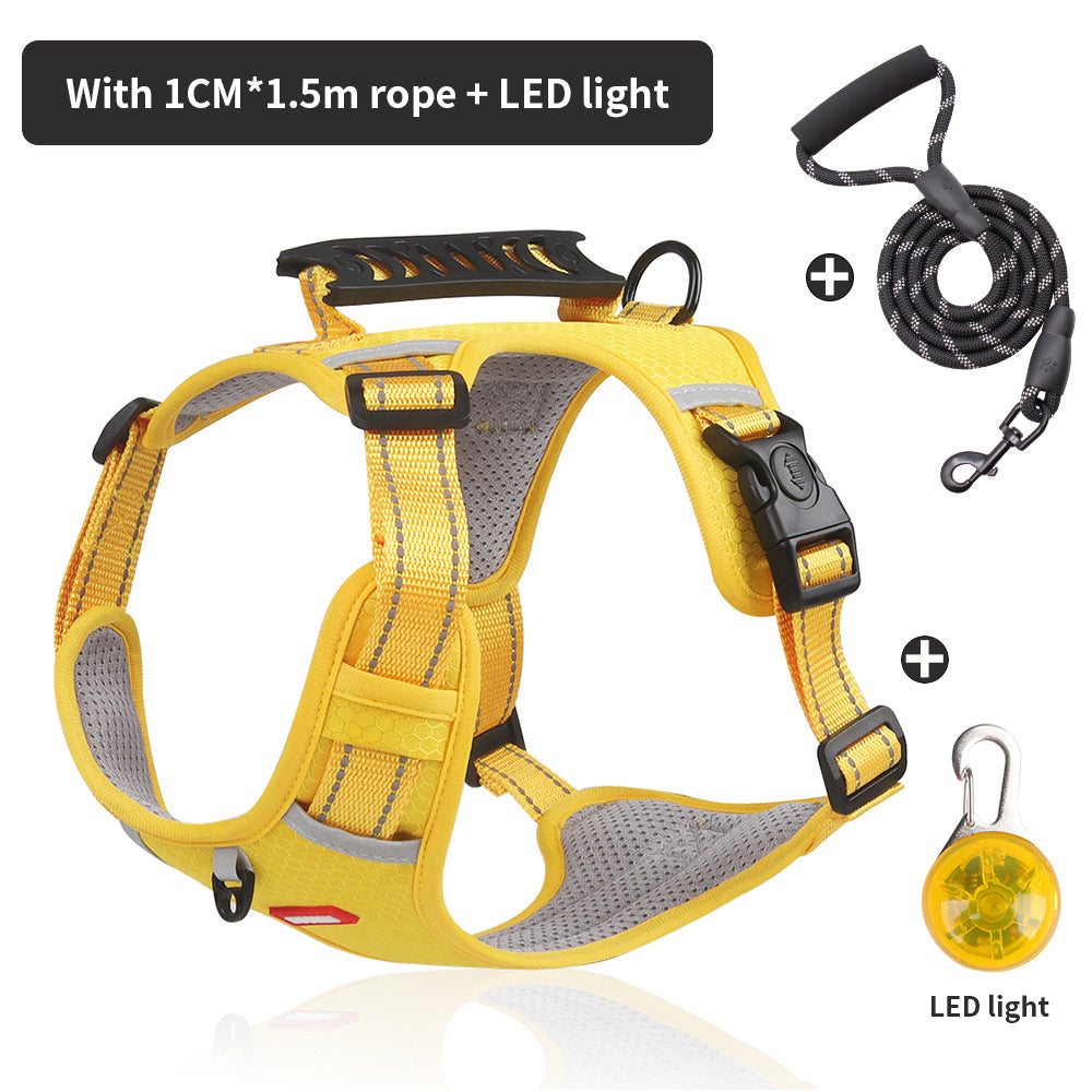 Dog Harness Reflective Adjustable Breathable