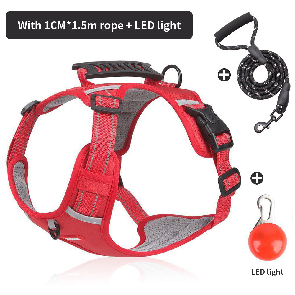 Dog Harness Reflective Adjustable Breathable