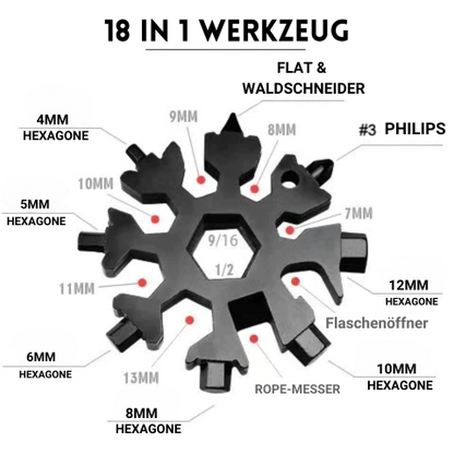 Snowflakes™ 18-in-1 Multi-Tool 