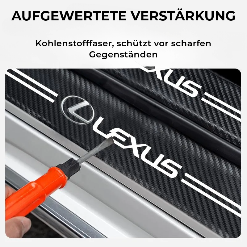 Carbon door trim stickers