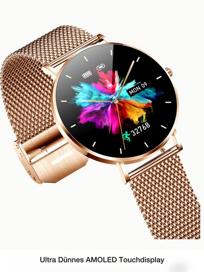 Multifunctional smartwatch: health, sports, notifications – everything under control. 